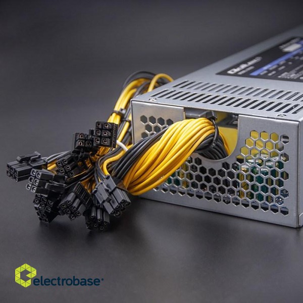 Qoltec 50350 power supply 1850W PCI-E| 80 Plus Platinum | Gaming Miner image 2