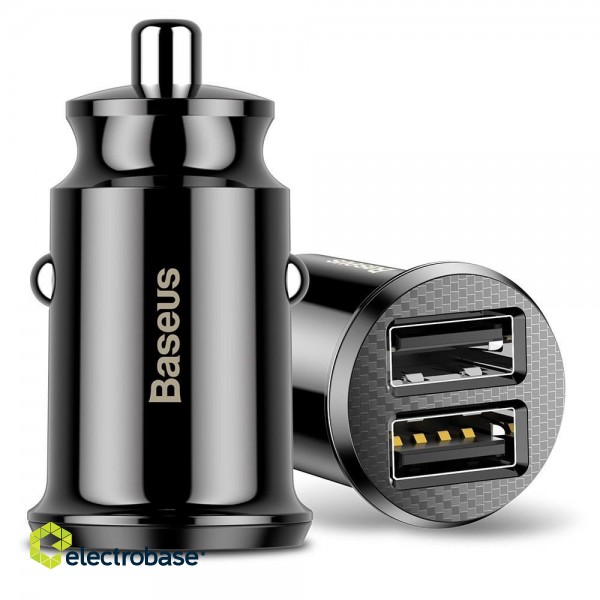 Baseus CCALL-ML01 mobile device charger Black Outdoor image 1
