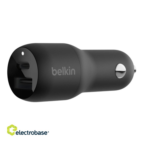 Belkin CCB004BTBK mobile device charger Smartphone, Tablet Black Cigar lighter, USB Fast charging Indoor, Outdoor paveikslėlis 1