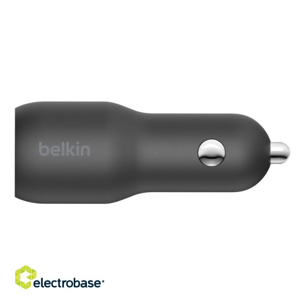 Belkin CCB004BTBK mobile device charger Smartphone, Tablet Black Cigar lighter, USB Fast charging Indoor, Outdoor paveikslėlis 2