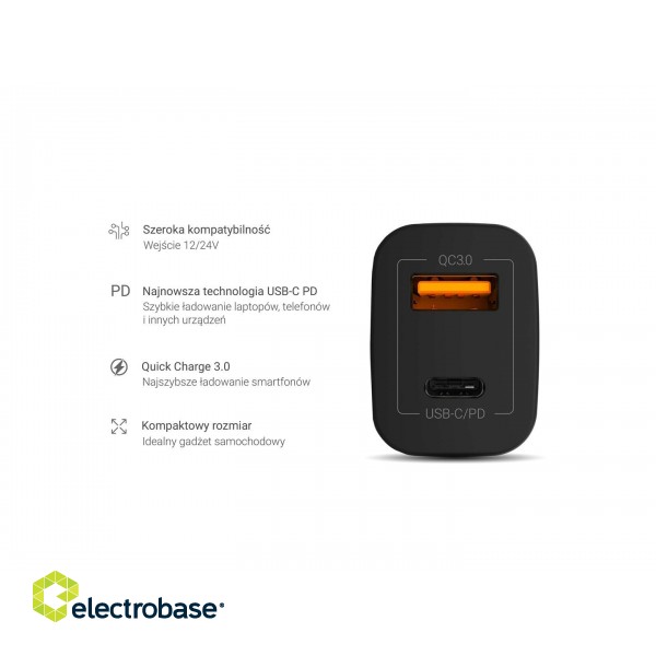 Green Cell CAD33 mobile device charger Black Indoor image 4