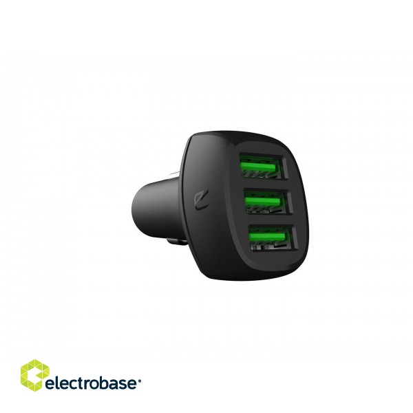 Green Cell CADGC01 PoweRide Car charger 54W 3x USB 18W Ultra Charge image 2