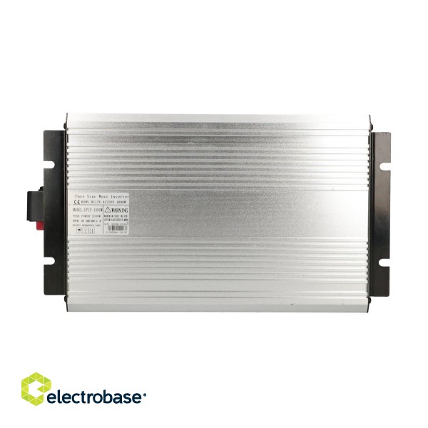 Extralink OPIP-1000W | Voltage converter | 12V - 230W, 1000W, pure sine paveikslėlis 4
