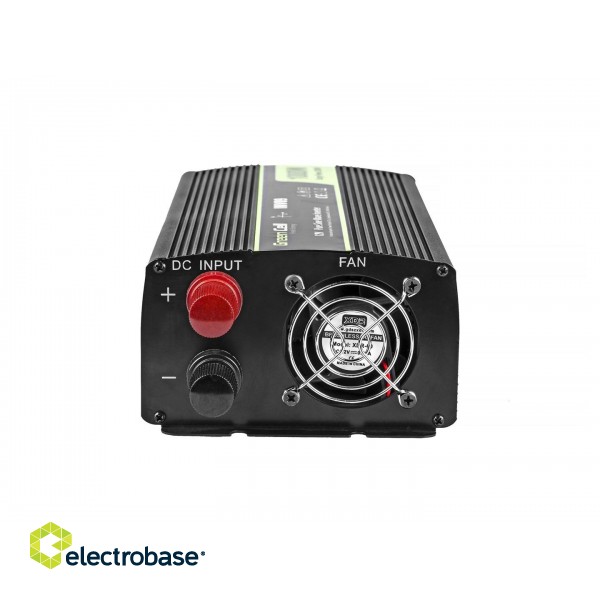 Green Cell INV09 power adapter/inverter Auto 1000 W Black image 4
