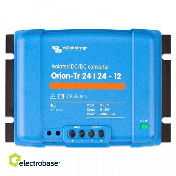 Isolated DC/DC converter VICTRON ENERGY Orion-Tr 24/24-12A 280 W (ORI242428110)