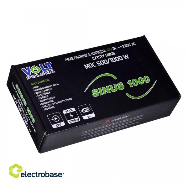 SINUS 500/1000 12/230V (500/1000) voltage converter image 7