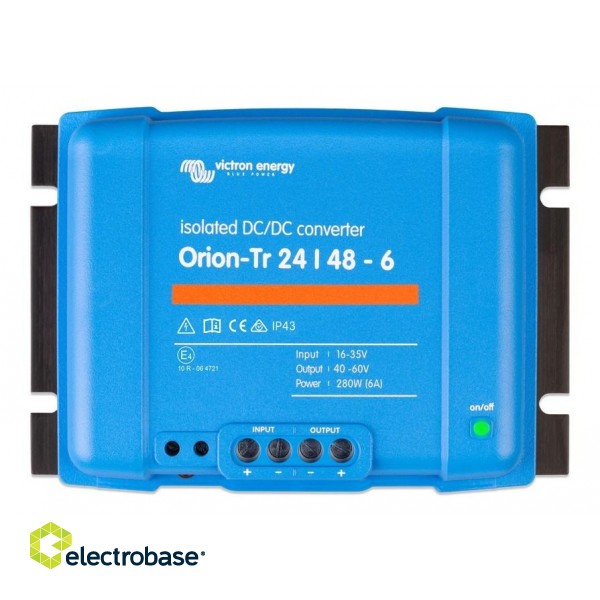 Victron Energy Orion-Tr 24/48-6 280 W DC-DC isolated converter (ORI244828110) paveikslėlis 4