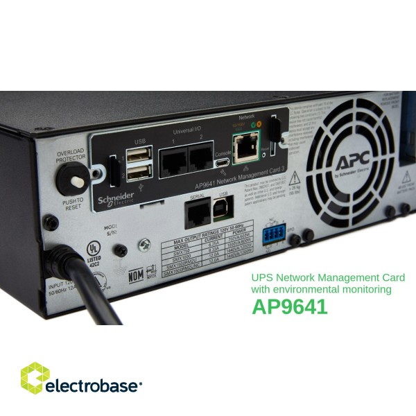 APC AP9641 Smart-UPS Network Management Card (gen3) with environmental monitoring image 6