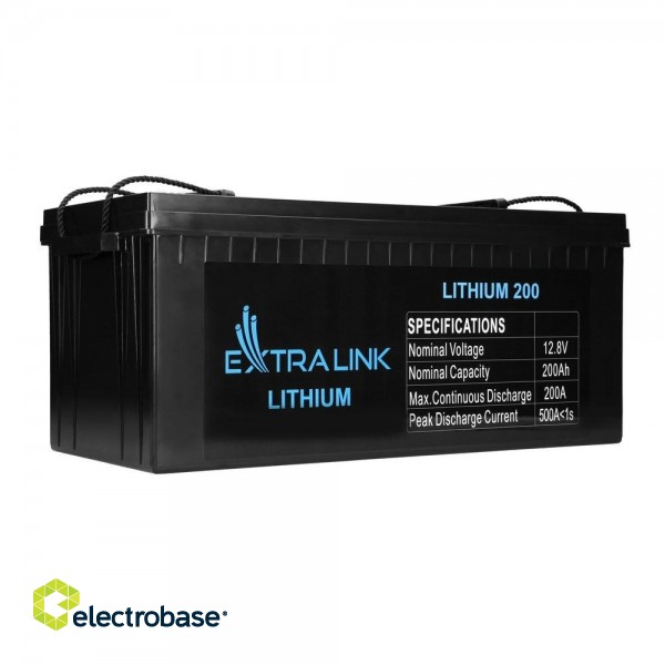 Extralink EX.30479 industrial rechargeable battery Lithium Iron Phosphate (LiFePO4) 200000 mAh 12.8 V image 1