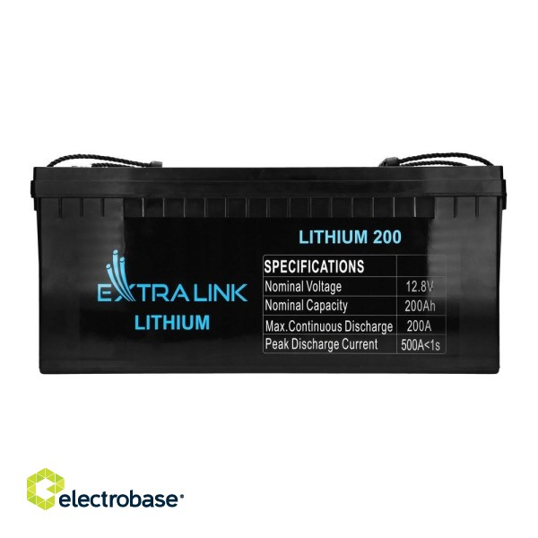 Extralink EX.30479 industrial rechargeable battery Lithium Iron Phosphate (LiFePO4) 200000 mAh 12.8 V image 2