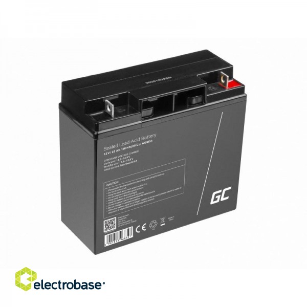 Green Cell AGM54 vehicle battery AGM (Absorbed Glass Mat) 22 Ah 12 V image 4