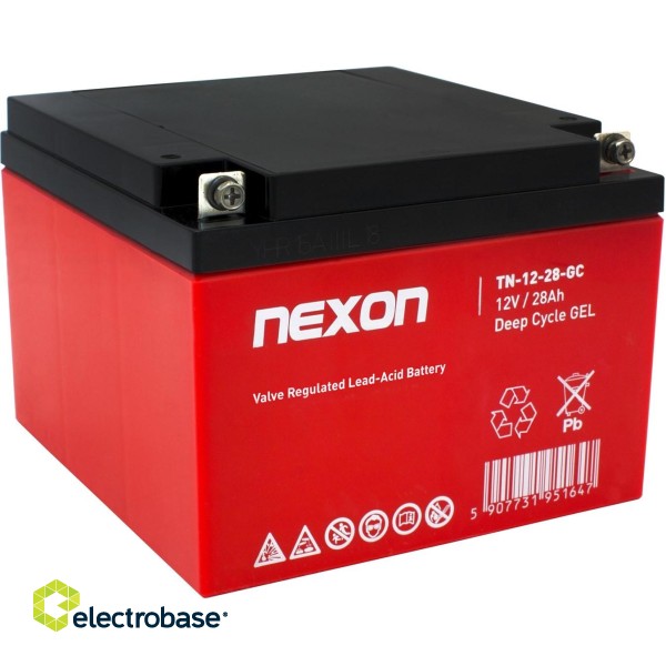 NEXON GEL BATTERY 12V 28AH LONG LIFE 12L