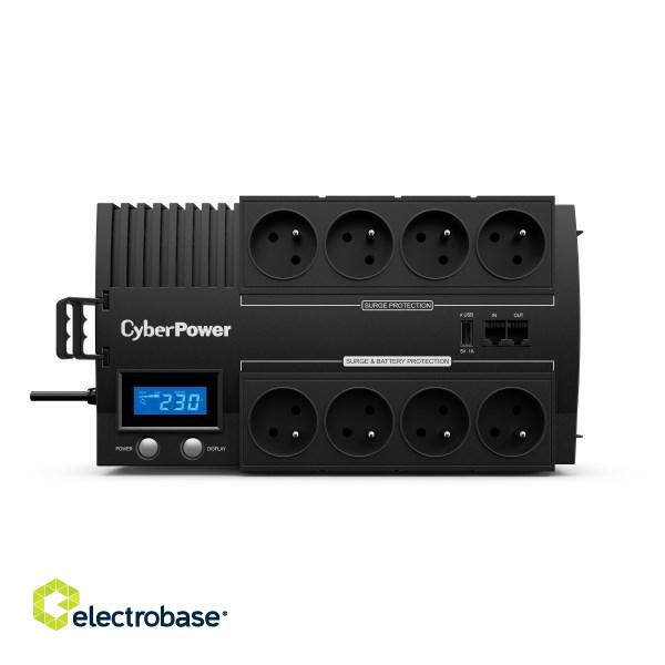 CyberPower BR1000ELCD-FR uninterruptible power supply (UPS) Line-Interactive 1 kVA 600 W 8 AC outlet(s) paveikslėlis 2