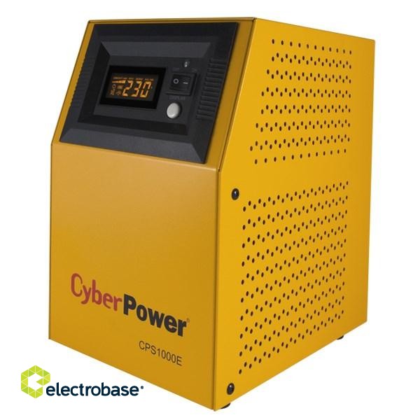 CyberPower CPS1000E uninterruptible power supply (UPS) Double-conversion (Online) 1 kVA 700 W 2 AC outlet(s) image 1