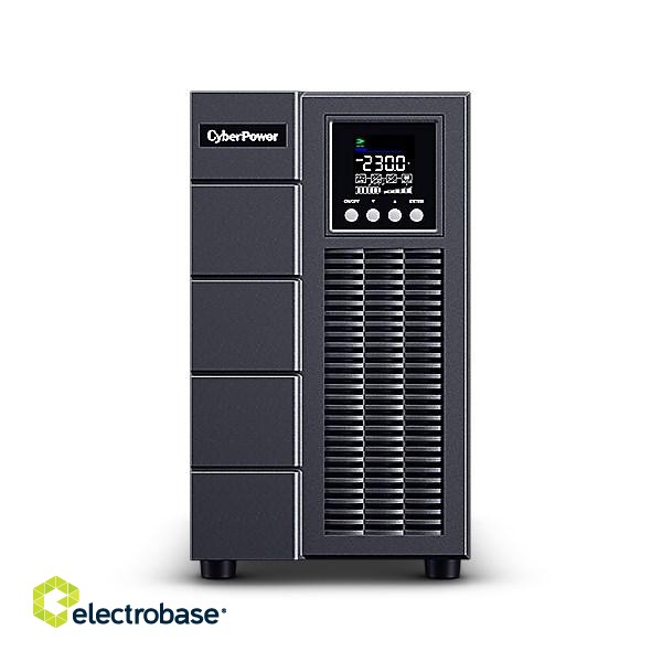 CyberPower OLS3000EA-DE uninterruptible power supply (UPS) Double-conversion (Online) 3 kVA 2700 W 7 AC outlet(s) image 2