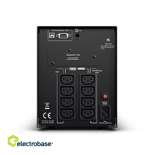 CyberPower PR1000ELCD uninterruptible power supply (UPS) Line-Interactive 1 kVA 900 W 8 AC outlet(s) image 2