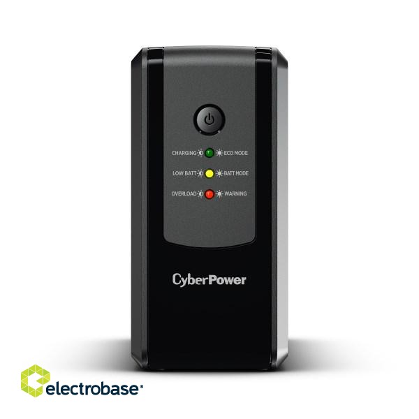 CyberPower UT650EG-FR uninterruptible power supply (UPS) Line-Interactive 0.65 kVA 360 W 3 AC outlet(s) paveikslėlis 2