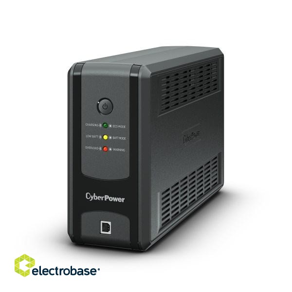 CyberPower UT850EG-FR uninterruptible power supply (UPS) Line-Interactive 0.85 kVA 425 W 3 AC outlet(s) image 1