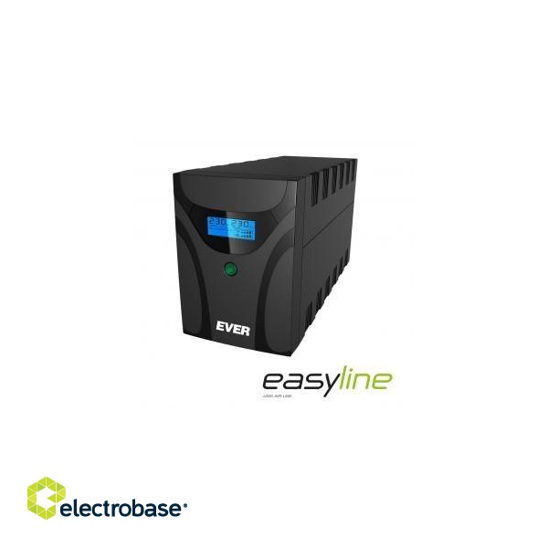 Ever EASYLINE 1200 AVR USB Line-Interactive 1.2 kVA 600 W 4 AC outlet(s) paveikslėlis 1
