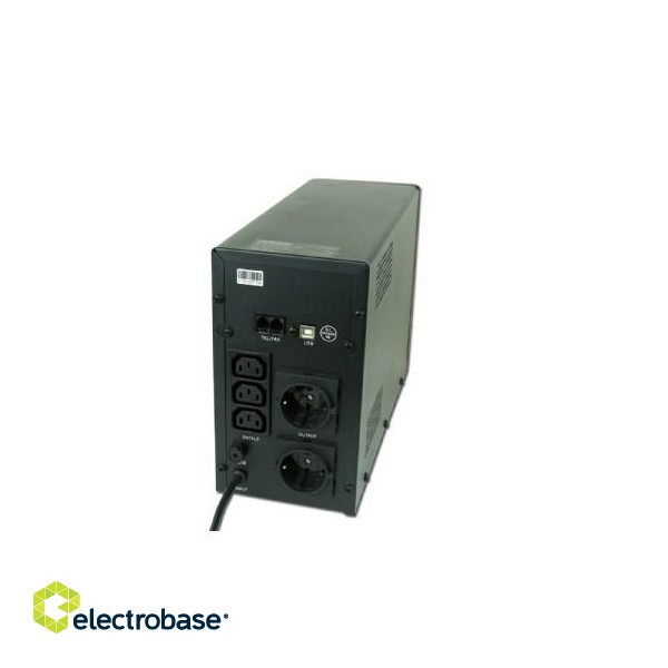 Gembird EG-UPS-033 uninterruptible power supply (UPS) Line-Interactive 1200 VA 720 W 3 AC outlet(s) image 1