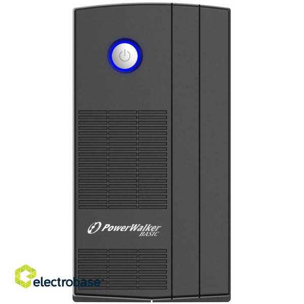 PowerWalker Basic VI 650 SB FR Line-Interactive 0.65 kVA 360 W 2 AC outlet(s) image 2