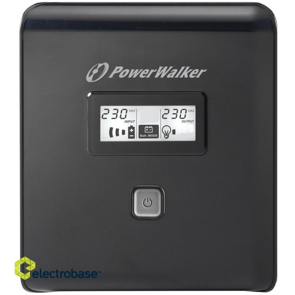 PowerWalker VI 1000 LCD 1 kVA 600 W 4 AC outlet(s) paveikslėlis 2