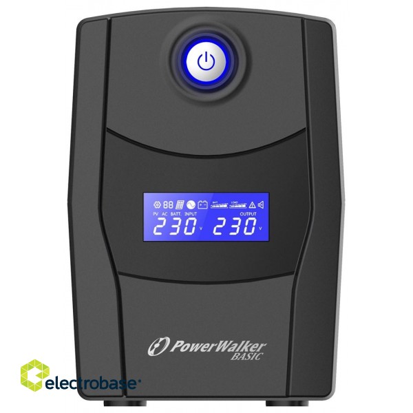 PowerWalker VI 1000 STL Line-Interactive 1 kVA 600 W 2 AC outlet(s) paveikslėlis 1