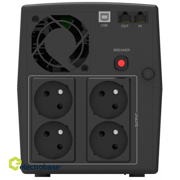 PowerWalker VI 1500 STL uninterruptible power supply (UPS) Line-Interactive 1500 VA 900 W 4 AC outlet(s) image 3
