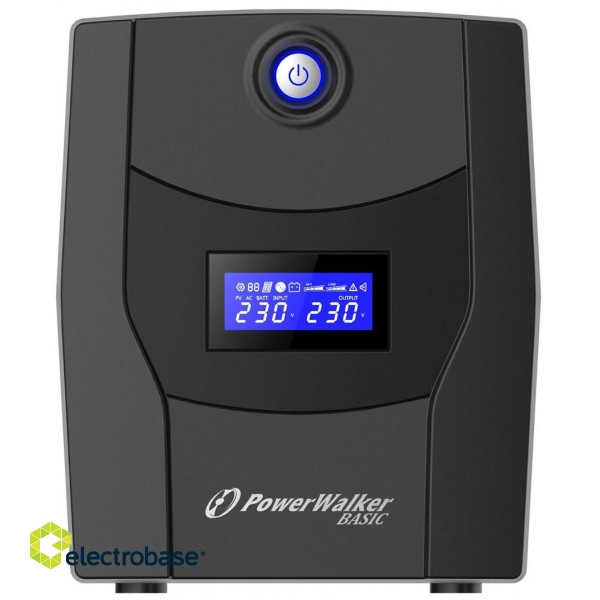 PowerWalker VI 1500 STL uninterruptible power supply (UPS) Line-Interactive 1500 VA 900 W 4 AC outlet(s) image 2