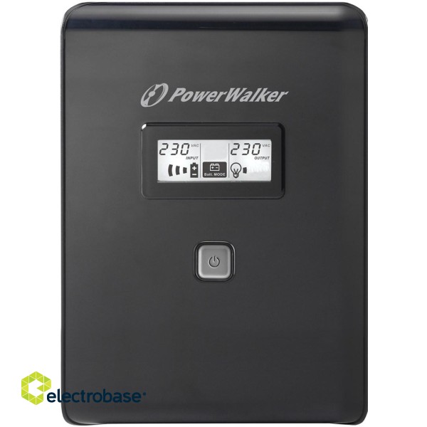 PowerWalker VI 2000 LCD 2 kVA 1200 W 2 AC outlet(s) image 2