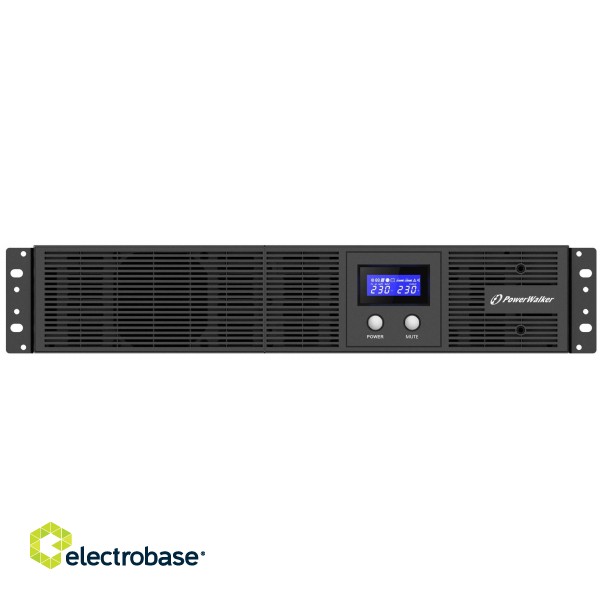 PowerWalker VI 3000 RLE uninterruptible power supply (UPS) 3000 VA 1800 W 8 AC outlet(s) image 2