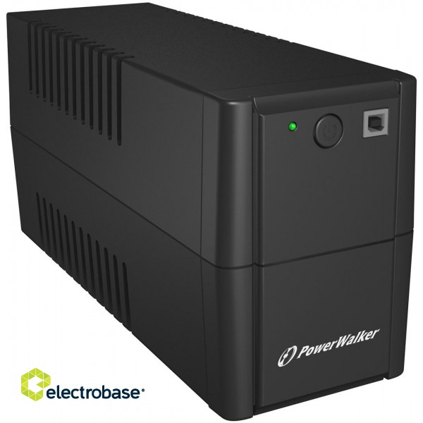 PowerWalker VI 850 SH FR uninterruptible power supply (UPS) Line-Interactive 0.85 kVA 480 W 2 AC outlet(s) фото 2