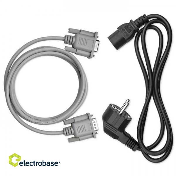 Qoltec 52281 Uninterruptible Power Supply UPS | 2kVA | 2000W | Power factor 1.0 | LCD | EPO | USB | On-line image 8