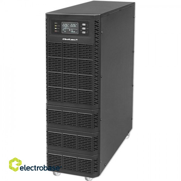 QOLTEC UPS 10KVA | 10000W | POWER FACTOR 1.0 | LCD image 1