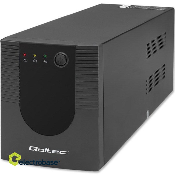 Qoltec 53776 uninterruptible power supply (UPS) Line-Interactive 1.5 kVA 900 W 4 AC outlet(s) paveikslėlis 1