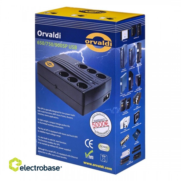 UPS ORVALDI 900SP USB LINE-INTERACTIVE фото 6