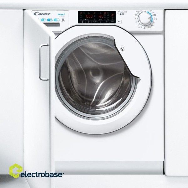 Candy Smart Inverter CBDO485TWME/1-S washer dryer Built-in Front-load White D фото 8