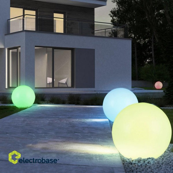Garden LED Solar LED Free Lamp GB165 25x25x58cm balls, full color LED paveikslėlis 1