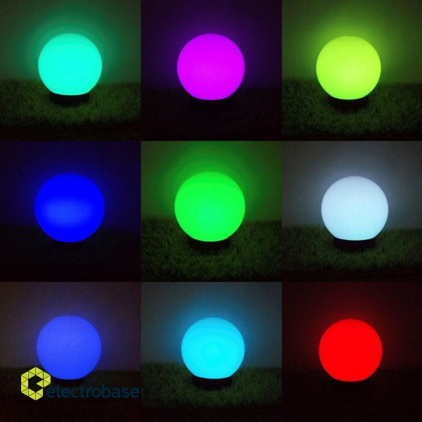 Garden LED Solar LED Free Lamp GB165 25x25x58cm balls, full color LED image 7
