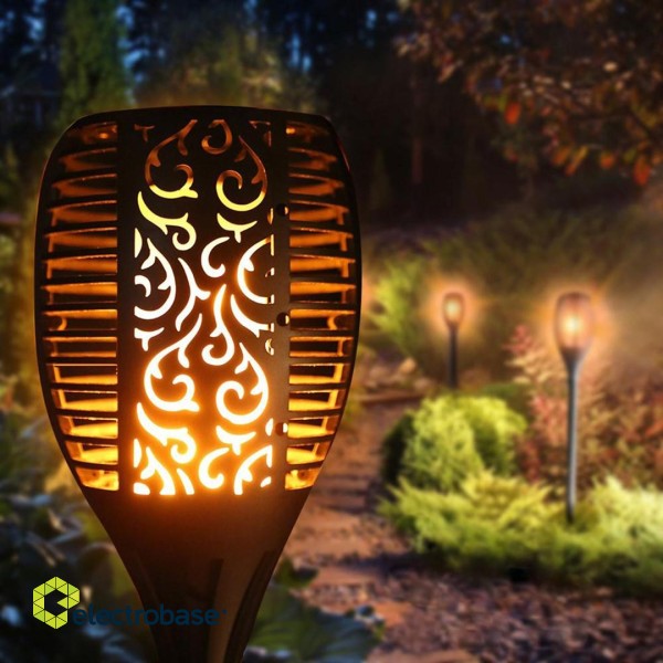 GreenBlue GB156 TrueFlame Solar Torch Light With Flickering Flame image 9