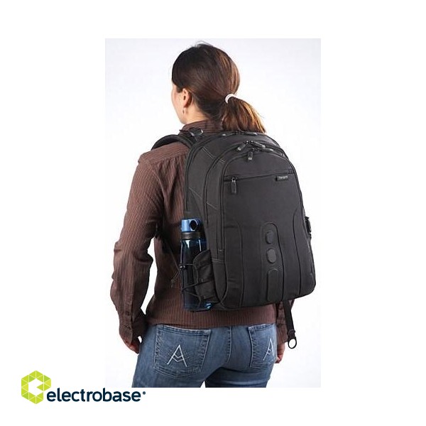 Targus TBB013EU laptop case 39.6 cm (15.6") Backpack case Black image 6