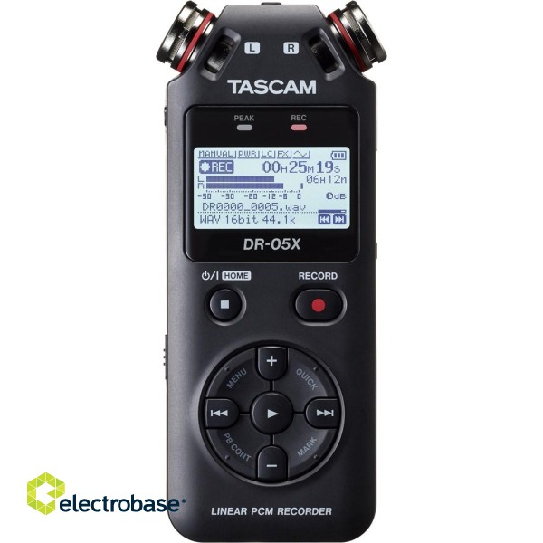 Tascam DR-05X dictaphone Flash card Black paveikslėlis 1