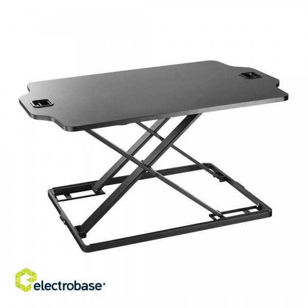 Ergo Office ER-419 Monitor Laptop Stand Desk Height Adjustable Standing Sitting Work Ultra Thin 10kg фото 1