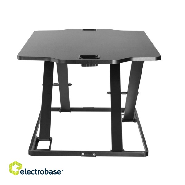 Ergo Office ER-419 Monitor Laptop Stand Desk Height Adjustable Standing Sitting Work Ultra Thin 10kg paveikslėlis 3