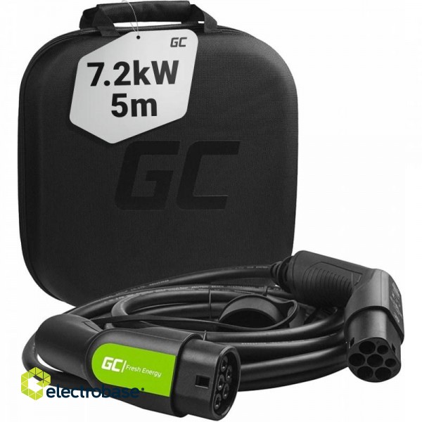 Green Cell EV09 electric vehicle charging cable Type 2 7,2kW 5 m image 1