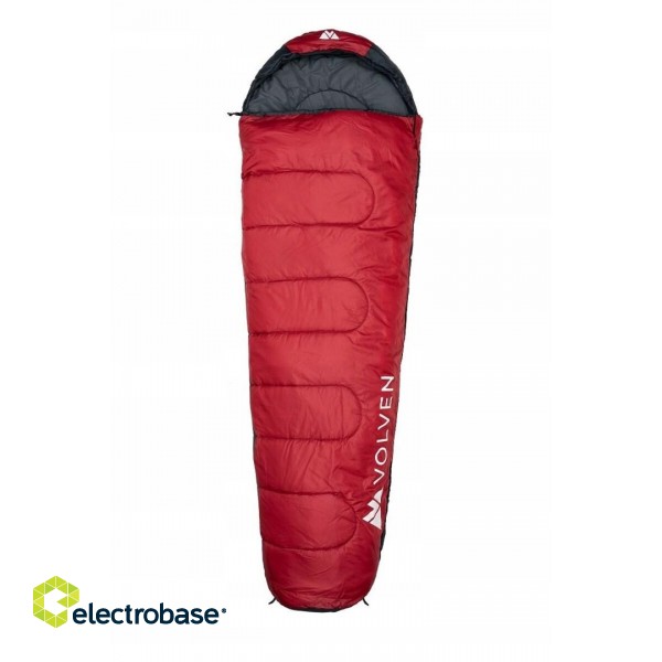 VOLVEN TRAVELLER sleeping bag right - Red