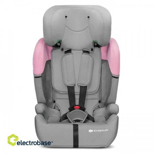 Kinderkraft COMFORT UP I-SIZE baby car seat (9 - 36 kg; 15 months - 12 years) Pink image 3