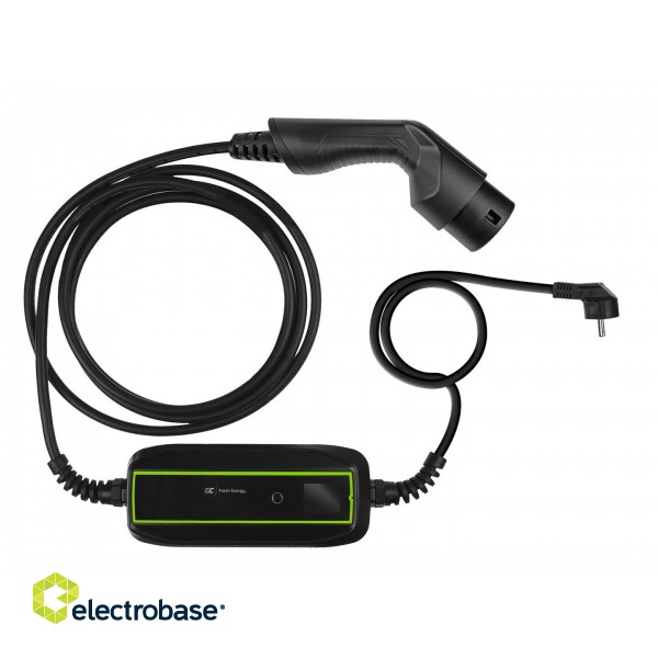 Green Cell EV16 electric vehicle charging station Black 1 Built-in display LCD image 4