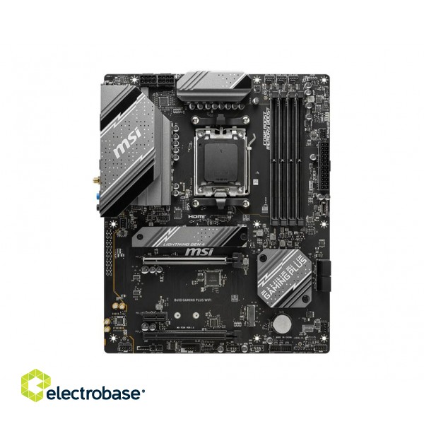 MSI B650 GAMING PLUS WIFI motherboard AMD B650 Socket AM5 ATX фото 1