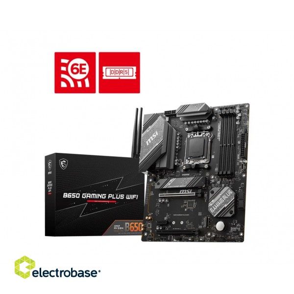 MSI B650 GAMING PLUS WIFI motherboard AMD B650 Socket AM5 ATX фото 2